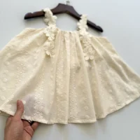تاپ خامه دوزی دخترانه مجلسی