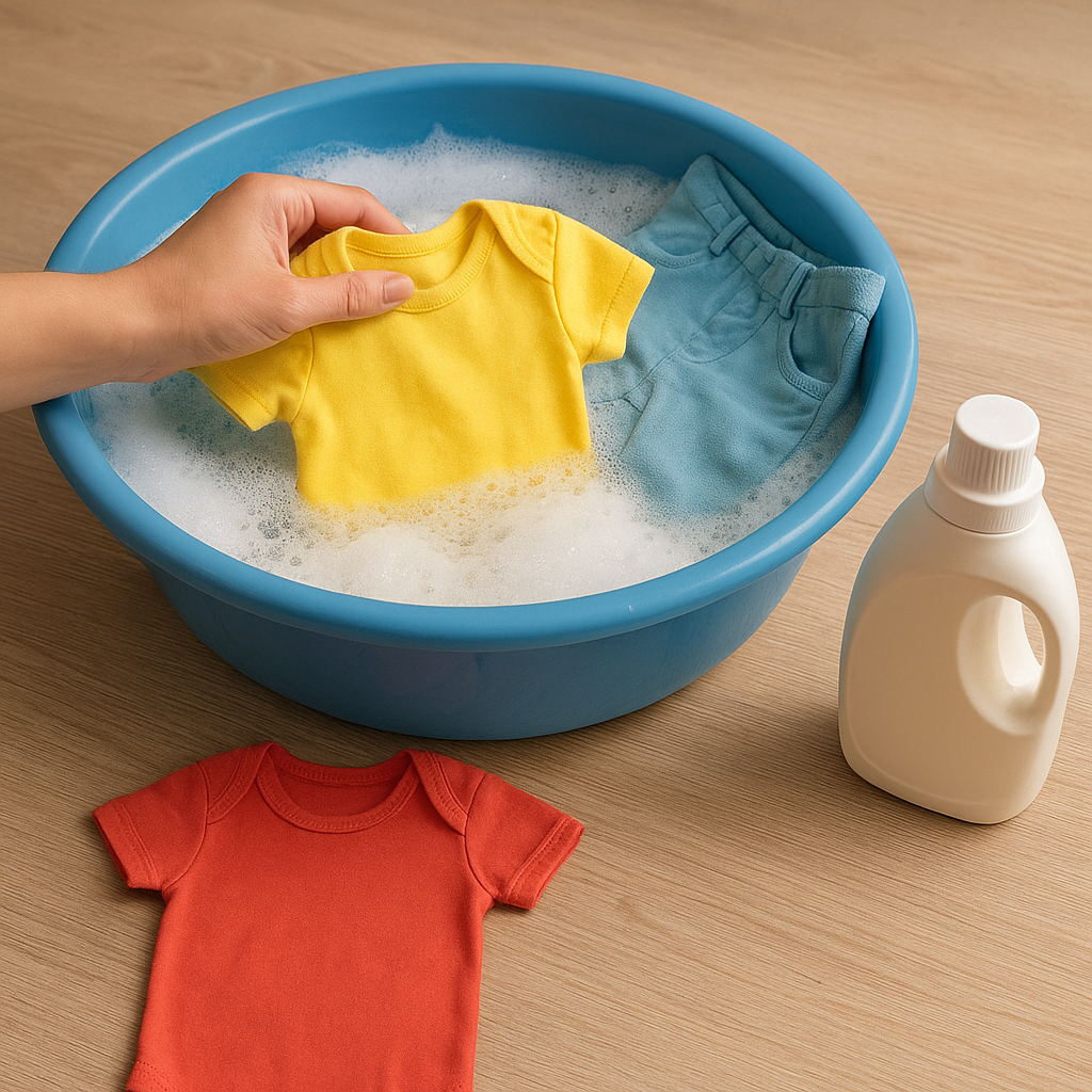 شستشوی لباس بچه