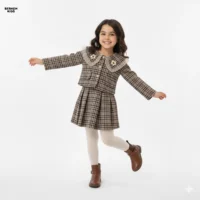 کت و سارافون دخترانه مجلسی پاییزه شیک وارداتی