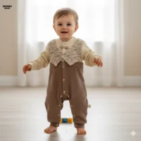 سرهمی نوزادی پسرانه لاینردار وارداتی