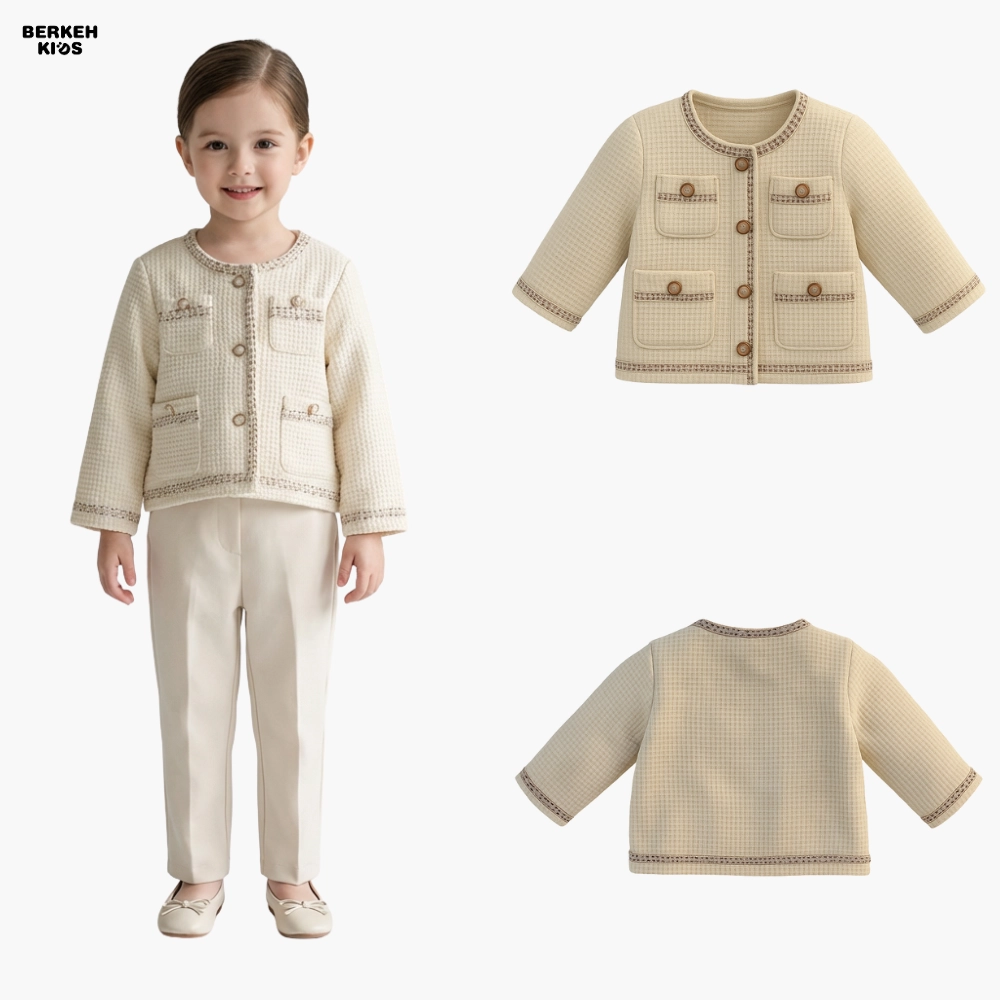 کت بچگانه دخترانه فوتر مجلسی وارداتی مناسب 2 تا 6 سال