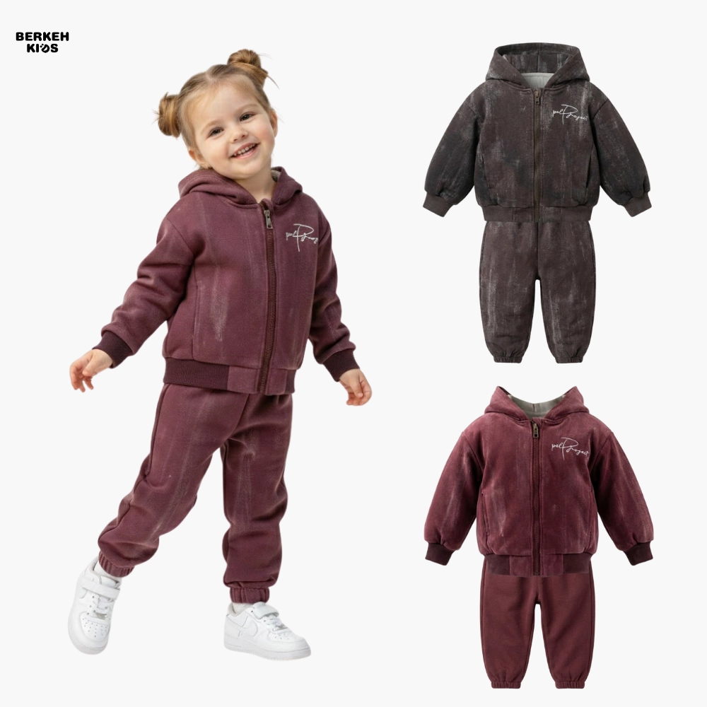 ست سویشرت و شلوار بچگانه دخترانه سنگشور