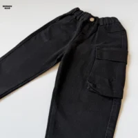 شلوار جین پسرانه مشکی سایز 90 تا 130 کیفیت عالی