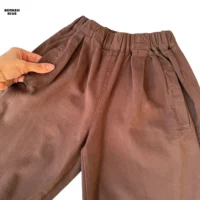 شلوار پسرانه خمره ای و سنبادی بچگانه قهوه ای سوخته