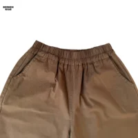 شلوار دخترانه کمرکش کتان نیم بگ شیک و خاص