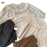 شومیز و شلوار بچگانه طرح گلدار سایز ۲ تا ۶ سال