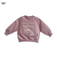 دورس دخترانه صورتی چرک (Dusty Pink) با طرح‌های گلدوزی پاپیونی و جنس لطیف
