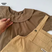 نمای کامل لباس اسپرت و راحتی بچه‌گانه مدل بیلر شورتکی با شومیز