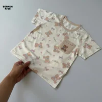 خرید لباس راحتی بلوز و شلوارک خنک تابستانی بچه گانه مناسب رده سنی ۱ تا ۱۰ سال برکه کیدز