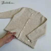 جزئیات ژاکت بافت لطیف و ضد حساسیت کودک