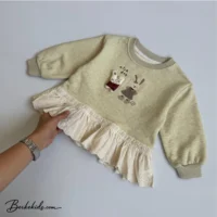 لباس دخترانه بچگانه پینترستی با طرح خرگوش عروسکی