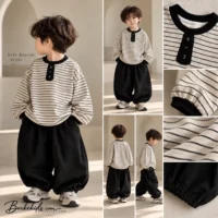 ست اسپرت بچگانه کره‌ای با طراحی مینیمال