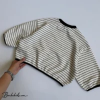 شلوار بالونی بچگانه کتان با قواره آزاد