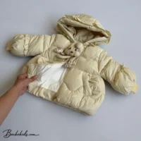 کاپشن فانتزی خرگوشی دخترانه وارداتی داخل خز