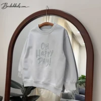 دورس دخترانه بچگانه آبی روشن مدل Oh Happy Day