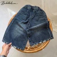 شلوار جین بگ بچگانه دخترانه مدل جدید وارداتی
